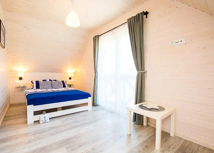 別荘 Caloroczne Klif - Nowoczesne Dwupoziomowe Nad Morzem ウストカ