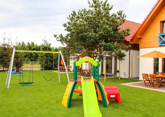 別荘 Caloroczne Klif - Nowoczesne Dwupoziomowe Nad Morzem ウストカ